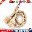 3.28ft Hemp Rope Electric Wire for DIY E27 Bulb Pendant Light (Double Head)