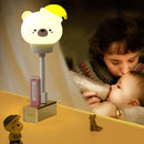 LED Animal Night Light Baby Kids Bedroom Lighting Bedside Lamp (A Regular)