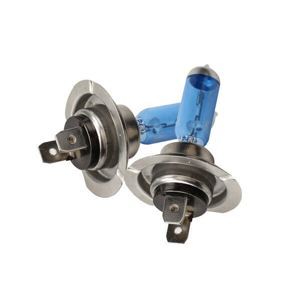 Blue Plated 2 Pcs H7 12V 55W Car Auto Xenon Light Bulb Headlight Lamp
