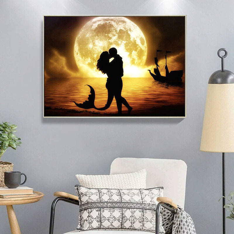 Couple 5D Full Square Drill Diamond Painting DIY Cross Stitch Wall Embroide