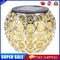 Solar LED Hollow Hanging Ball Light Outdoor Waterproof Garden Lamp (Yellow)