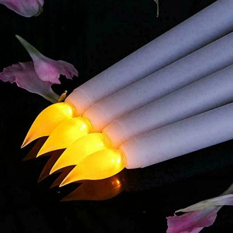 6Pcs Electric LED Candles Flickering Flameless Battery N0D1 Xmas Candle R9Z0