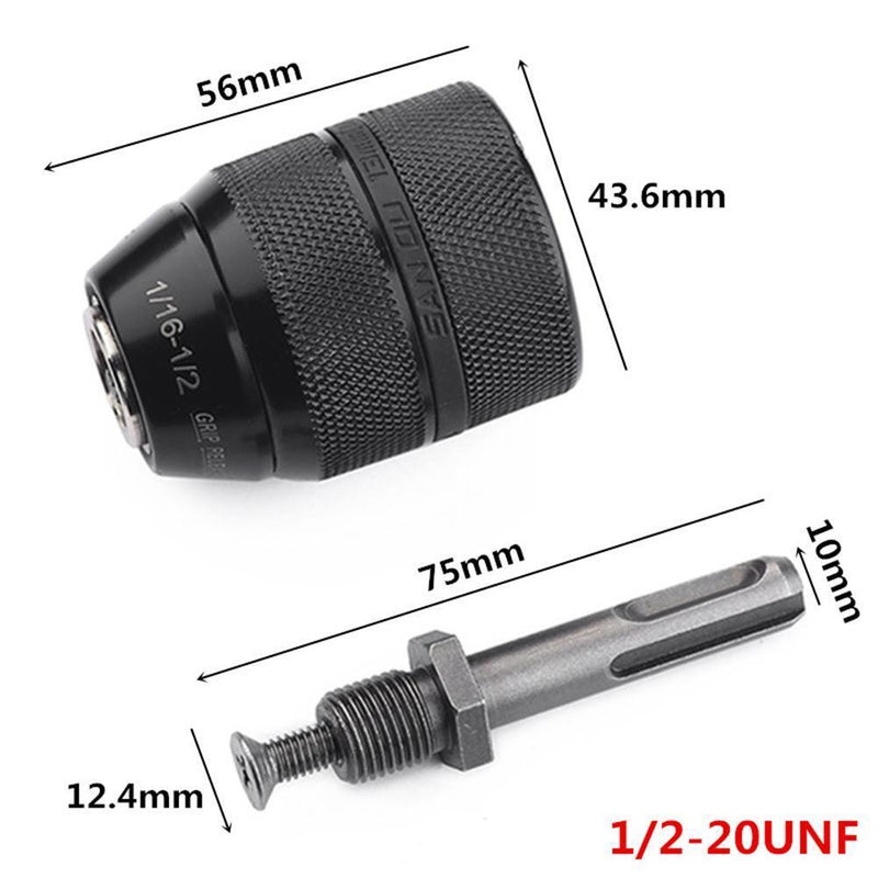 SDS Keyless Drill Chuck Quick Change Adapter Converter for Electric Drills Newly