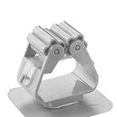 Self-Adhesive Wall Mounted Mop Clip Holder Seamless Hanging Bracket (Gray) Newly