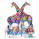 DIY Giraffe Diamond Painting 5D Cross Stitch Embroid Rhinestones Kits Decor