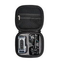 Black PU Leather Portable Bag Outdoor Storage Bag Accessories for GoPro HERO 11