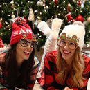Gift Merry Christmas Glasses Glasses Frame Photo Prop Xmas Tree Elk Glasses