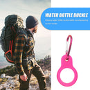 Outdoor Kettle Buckle Hook Camp Water Bottle Holder Carabiner (Rose Red) Newly