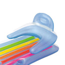 #A Swimming Pool Lounge Chair Water Inflatable Floating Row Air Mat Beach Equipm