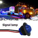 5pcs 12V-24V 3 SMD LEDs Trailer Side Marker Lights Clearance Light (Blue) Newly