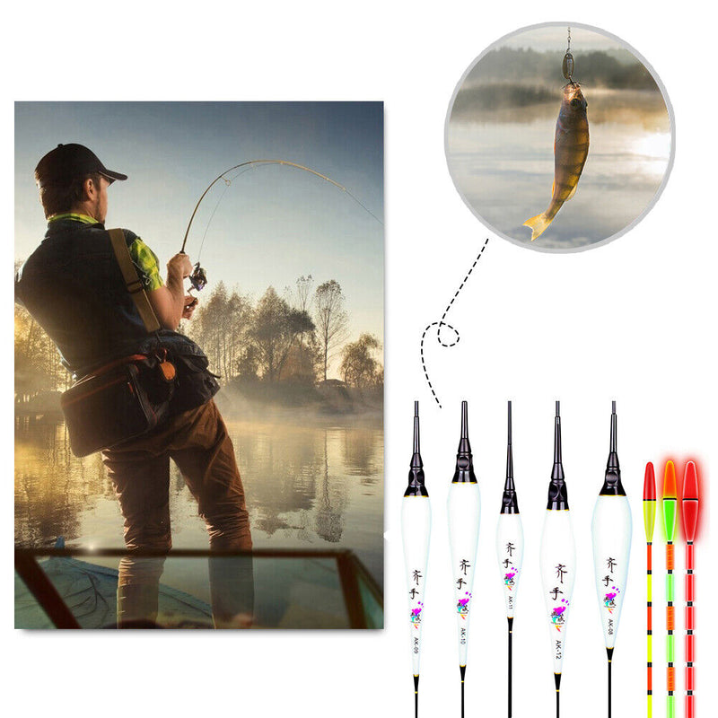 Electric Bite Float Luminous Carp Fish Stick Bobber Fishing Tackle (AK-09) Newly