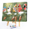 Snow Bird Oil Paint by Numbers Hand Painted Frameless Picture Home Ornament Kit