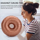Synthetic Wig Hair Donuts Bun Maker Magic Hair Head Band Ball (Light Brown)
