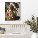 Indians Old Lady Oil Paint By Numbers Kits Canvas Picture DIY Wall Crafts