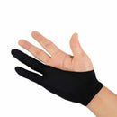 Hot Fingerless Universal Artist Drawing Glove Two Finger Black Anti-fouling
