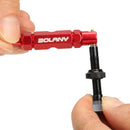 BOLANY Double Head Bike Presta American Valve Core Remover Wrench (Red) Newly