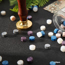 100pcs Octagon Fire Painting Pills Sealing Wax Granule Stamping Wedding Envelope