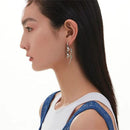 Earrings Geometric Stud Earrings Irregular Earrings Note Hollow Out Earring