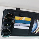 Purse Penholder CD DVD Holder Sun Visor Storage Bag Sunglasses Case Card Clip