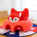 Cute Baby Sofa Cover Learning to Sit Seat Feeding Chair Case N/Cotton (B) Newly