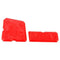 4pcs Smoothing Spatula Sealant Remover Caulking Scraper Grout Kit (Red)