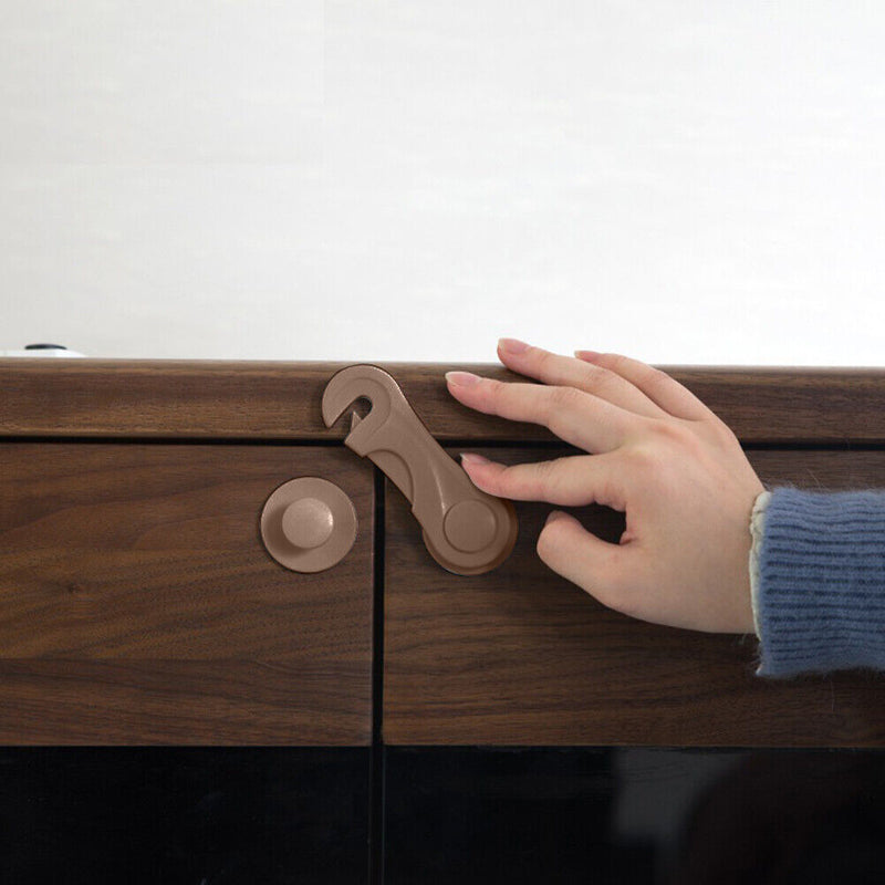 Multi-function Children Baby Safety Lock Cupboard Cabinet Door Drawer Lock Newly