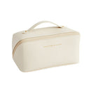 Women Cosmetic Bag Large Capacity Leather Cosmetic Organizer for Girls Travel