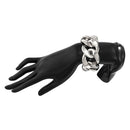 Hip Hop Twist Thick Chain Bracelet Women Simple Geometric Hand Chain Jewelry