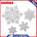 4pcs/Set Snowflake Cutting Christmas Metal Cutting Dies Stencils s