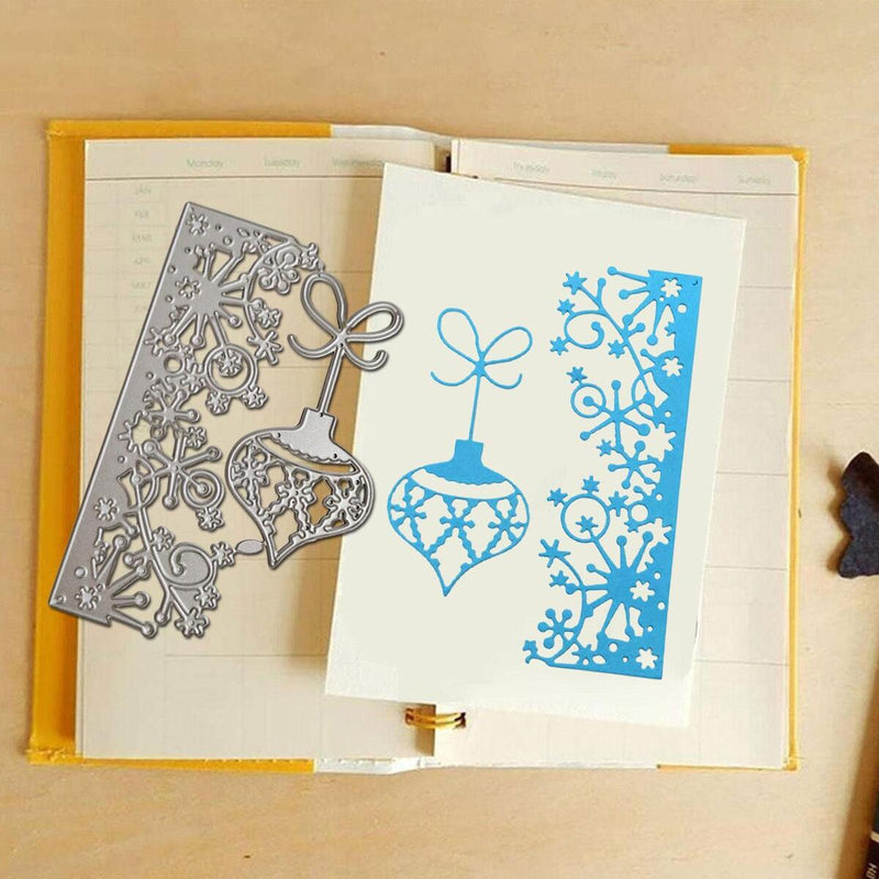 Snowflake Lace Christmas Bell Metal Cutting Dies Scrapbooking Paper Card DIY`