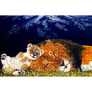 1000pcs Lion Cat Paper Puzzles Toys Kids Adults Educational Jigsaw Picture