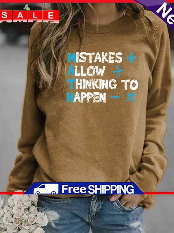 Mistakes ALLOW TO FABRIC Sweatshirt - 08131 XL-Khaki