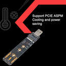 M.2 NVME NGFF SSD to USB 3.1 Adapter PCI-E to USB-A Internal 3.0 Converter R4O3