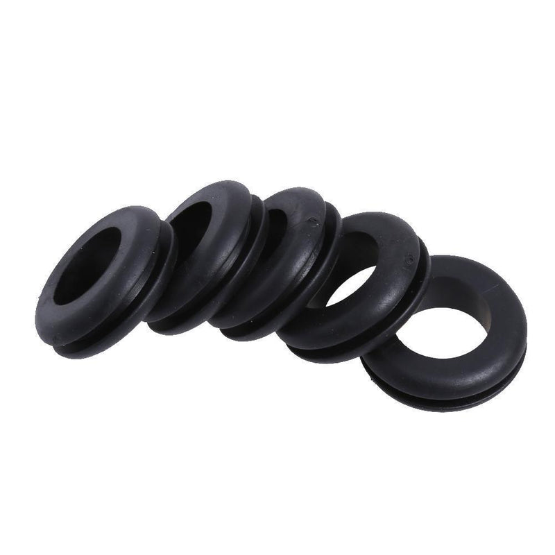 180pcs Rubber Grommet 8 Popular Sizes Grommet Gasket for Protects Wire