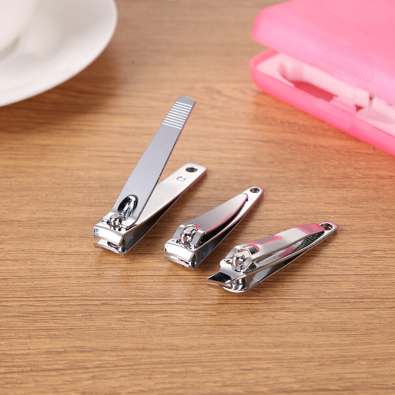 10pcs Stainless Steel Nail Cutter Portable Manicure Nail Art Tools Sets Newly