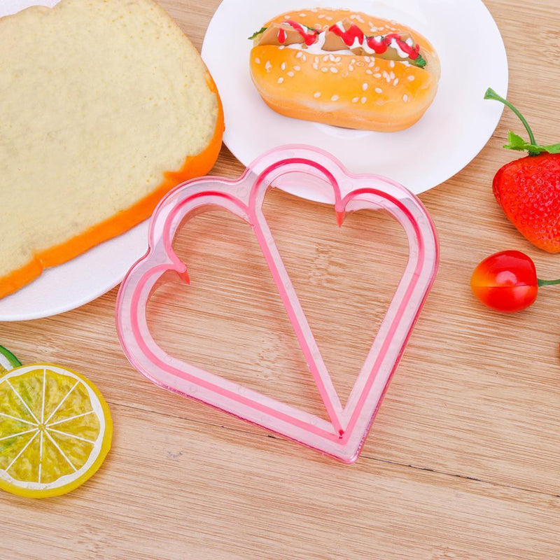 Lunch DIY Sandwiches Cutter Mould Food Cutting Die Bread Biscuits Mold(Love
