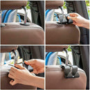 Plastic Car Back Seat Bag Handbag Hooks Storage Groceries Hanger Headrest T2Y0