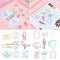 Desktop Storage Memo Desk Organizer Binder Clip Paper Clips Stationery Bookmark