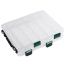 Double Sided 5+5 Compartment High Strength Clear Plastic Fishing Bo