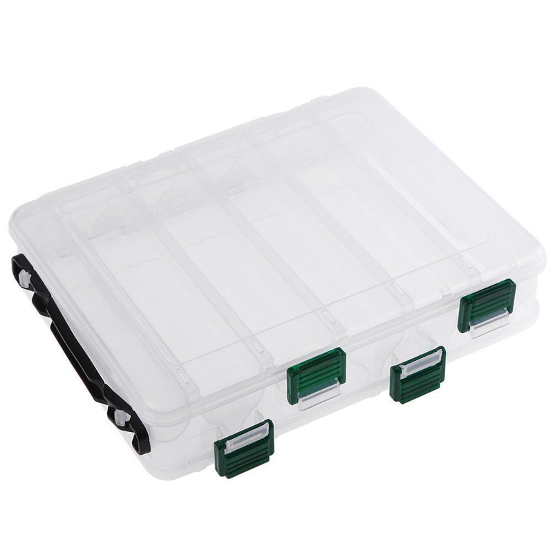 Double Sided 5+5 Compartment High Strength Clear Plastic Fishing Bo