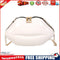Lips Women PVC Handbags Chain Messenger Bags Shoulder Party Clutch (White)