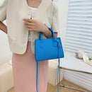 Fashion Rhombic Pattern Messenger Bag Women Felt Mini Shoulder Satchel Handbag