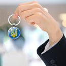 Ukraine Keychain Trinkets Ukrainian Charm Key Rings Bag Car Pendant (4) Newly