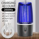 Electric Mosquito Killer Light Battery Power Fly Bug Insects Lamp (2000mAh)