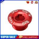 MUQZI CNC MTB Road Bike M19 Crank Cover Screws Crankset Bolt Cap (Red)