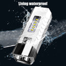USB Rechargeable COB LED Torch 500lm Handheld Waterproof Flashlight Power B