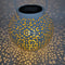 Creative Hollow Ball Solar LED Lantern Light Garden Yard Pathway Lighting Lamp