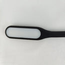 LED USB Night Light Desk Book Light Portable Lamp Bendable Lighting (Black)