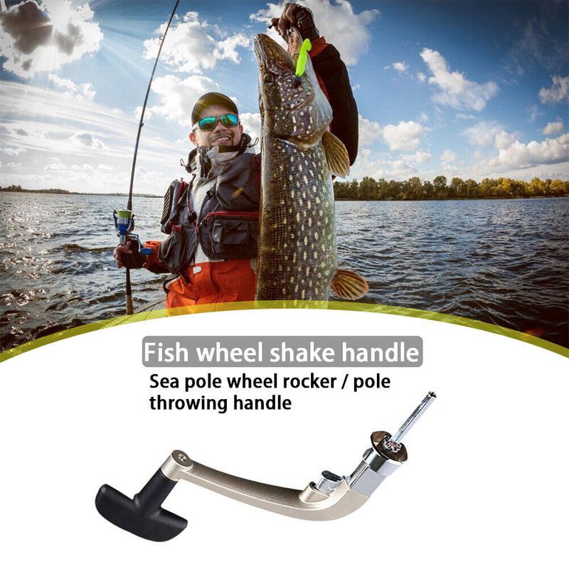 Spinning Fishing Reel Folding Handle Metal Rocker Arm Fishing Tackle Accessor