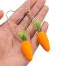 Home Decor Easter Carrot Flocking Carrot Easter Decoration Hanging Ornaments